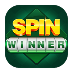 Spin Winner green and gold app logo